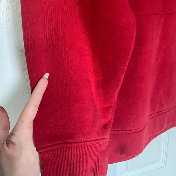 red sweatshirt - Picture 2 of 4